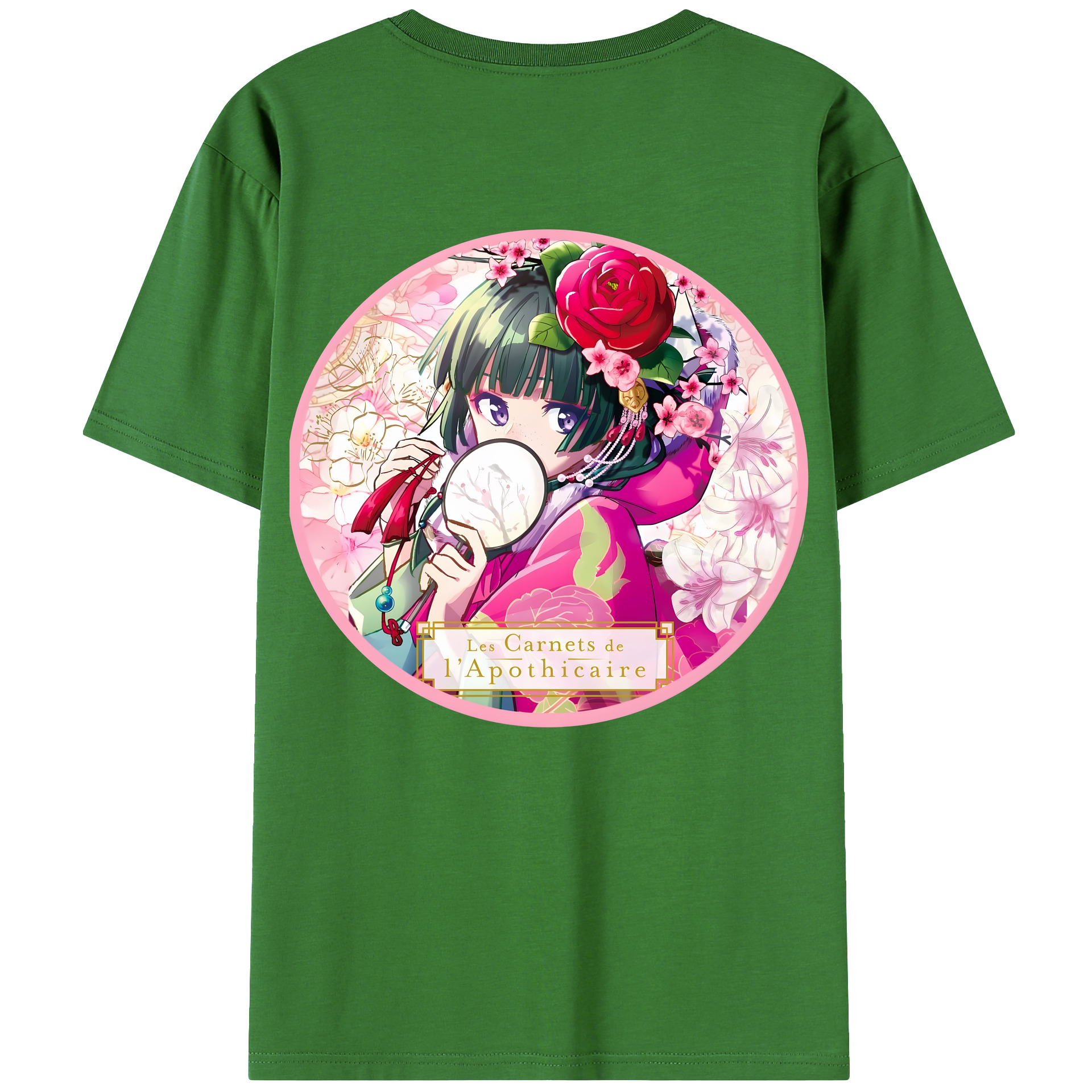 （画像用） 薬屋のひとりごと The Apothecary Diaries レディース半袖Tシャツ(バックプリント)